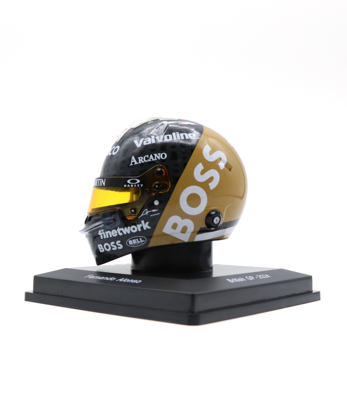 スパーク 1/5スケール フェルナンド・アロンソ アストンマーチン 2024年 イギリスGP ヘルメット拡大画像