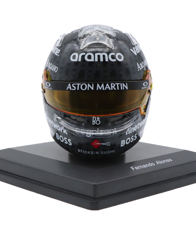 スパーク 1/5スケール フェルナンド・アロンソ アストンマーチン 2024年 イギリスGP ヘルメット拡大画像