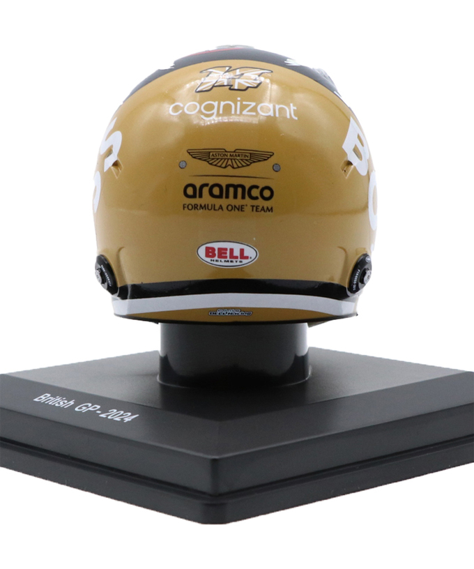 スパーク 1/5スケール フェルナンド・アロンソ アストンマーチン 2024年 イギリスGP ヘルメット拡大画像