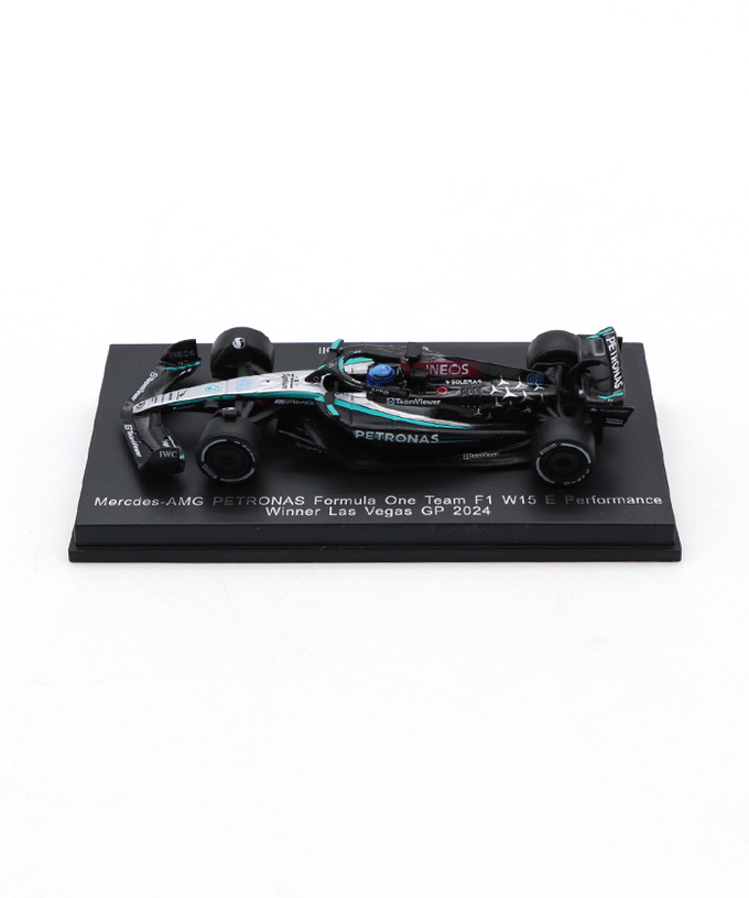 スパーク 1/64スケール メルセデス AMG ペトロナス F1 W15 E パフォーマンス ジョージ・ラッセル 2024年 ラスベガスGP 優勝 /spk拡大画像