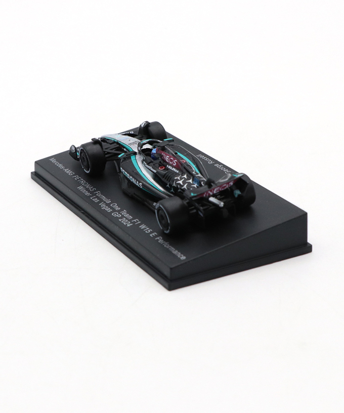 スパーク 1/64スケール メルセデス AMG ペトロナス F1 W15 E パフォーマンス ジョージ・ラッセル 2024年 ラスベガスGP 優勝 /spk拡大画像