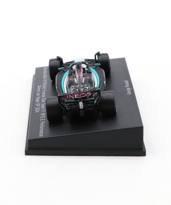 スパーク 1/64スケール メルセデス AMG ペトロナス F1 W15 E パフォーマンス ジョージ・ラッセル 2024年 ラスベガスGP 優勝 /spk拡大画像