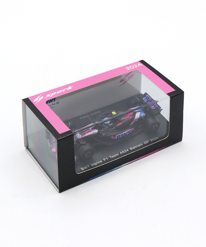 スパーク 1/64スケール BWT アルピーヌ F1 チーム A524 ピエール・ガスリー 2024年 バーレーンGP /spk拡大画像