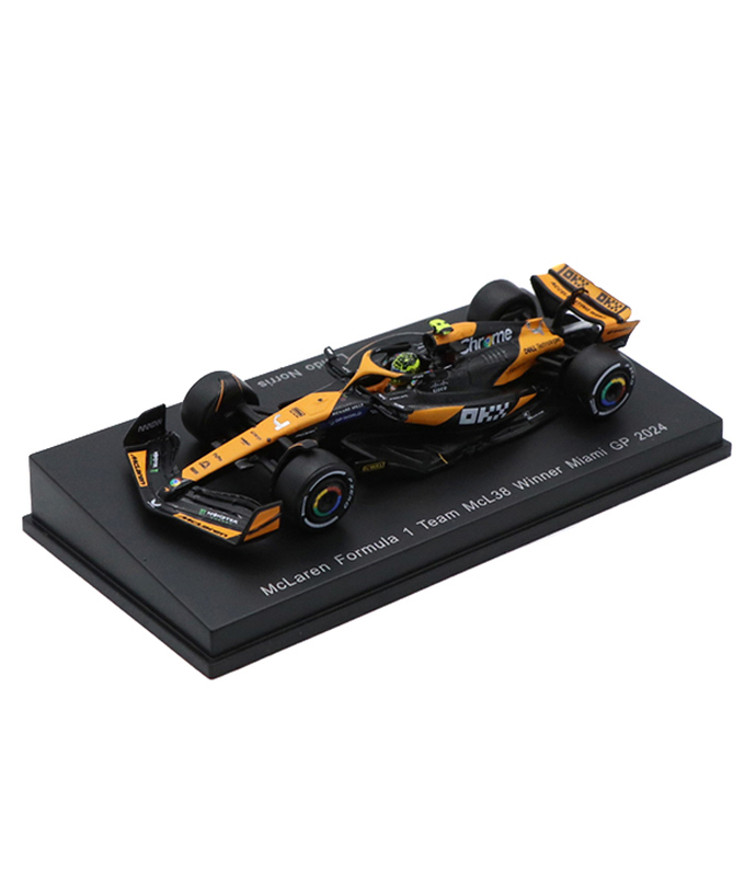 スパーク 1/64スケール マクラーレン F1チーム MCL38 ランド・ノリス 2024年 マイアミGP F1初優勝拡大画像