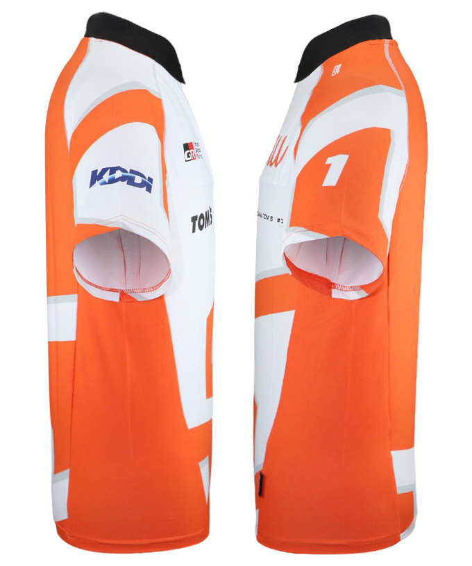 TGR チーム au トムス ZIP ポロシャツ 2025拡大画像