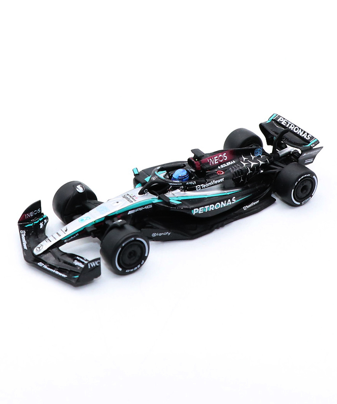 スパーク 1/64スケール メルセデス AMG ペトロナス F1 W15 E パフォーマンス ジョージ・ラッセル 2024年 ラスベガスGP 優勝 /spk拡大画像