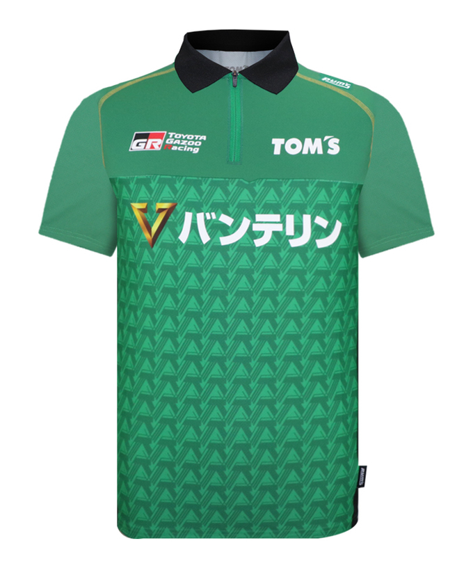 バンテリン チーム トムス SF ジップ ポロシャツ 2025拡大画像