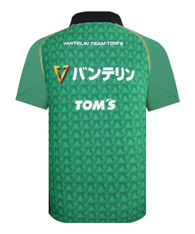 バンテリン チーム トムス SF ジップ ポロシャツ 2025拡大画像