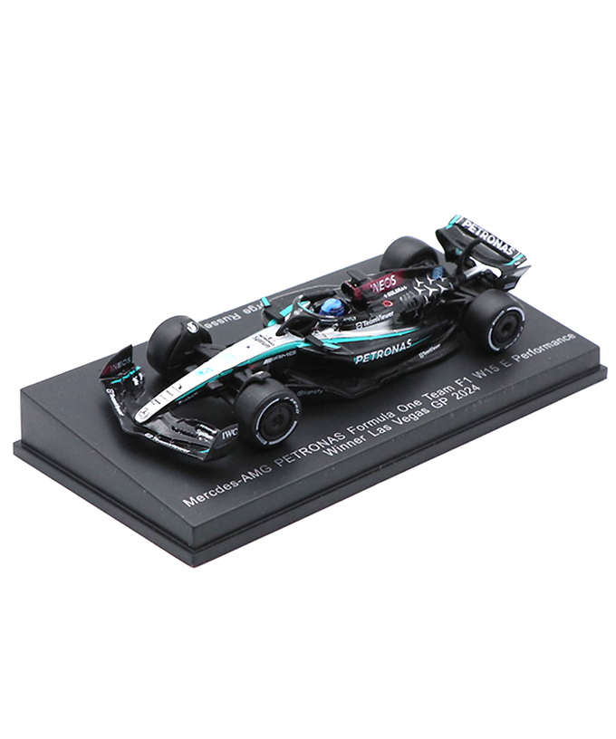 スパーク 1/64スケール メルセデス AMG ペトロナス F1 W15 E パフォーマンス ジョージ・ラッセル 2024年 ラスベガスGP 優勝 /spk拡大画像