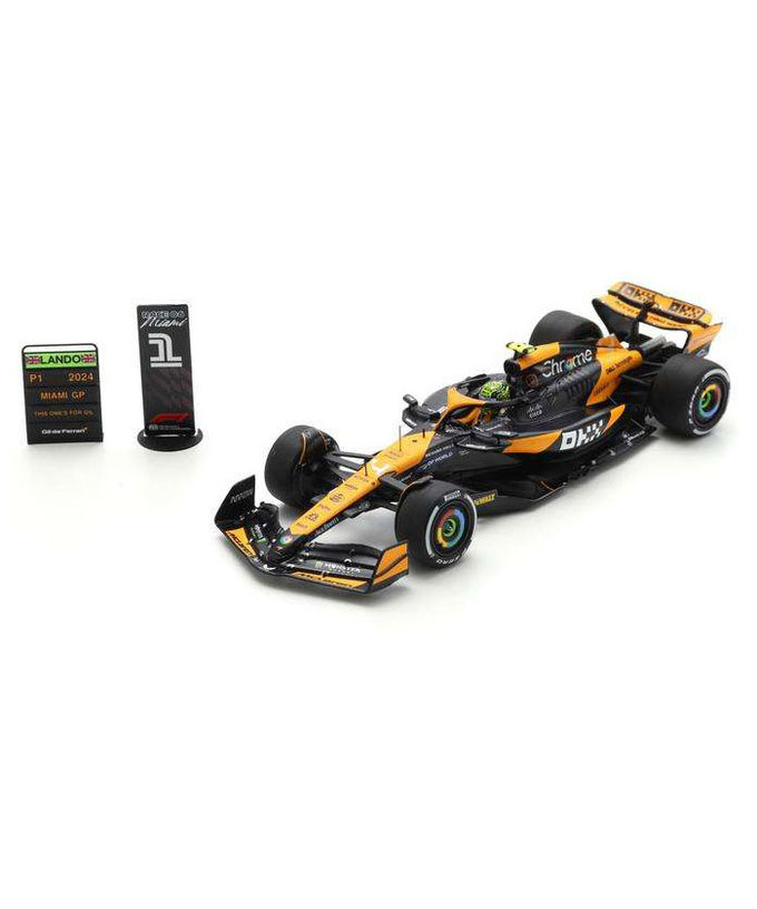 スパーク 1/43スケール マクラーレン F1 チーム MCL38 ランド・ノリス 2024年 マイアミGP 優勝 /24f1m拡大画像