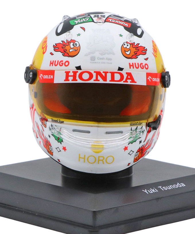 スパーク 1/5スケール 角田裕毅 2024年 イタリアGP VISA CASH APP RB F1 チーム ヘルメット/msl拡大画像