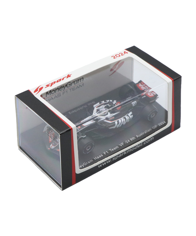 スパーク 1/64スケール マネーグラム ハース F1チーム VF-24 ニコ・ヒュルケンベルグ 2024年 オーストリアGP /spk拡大画像
