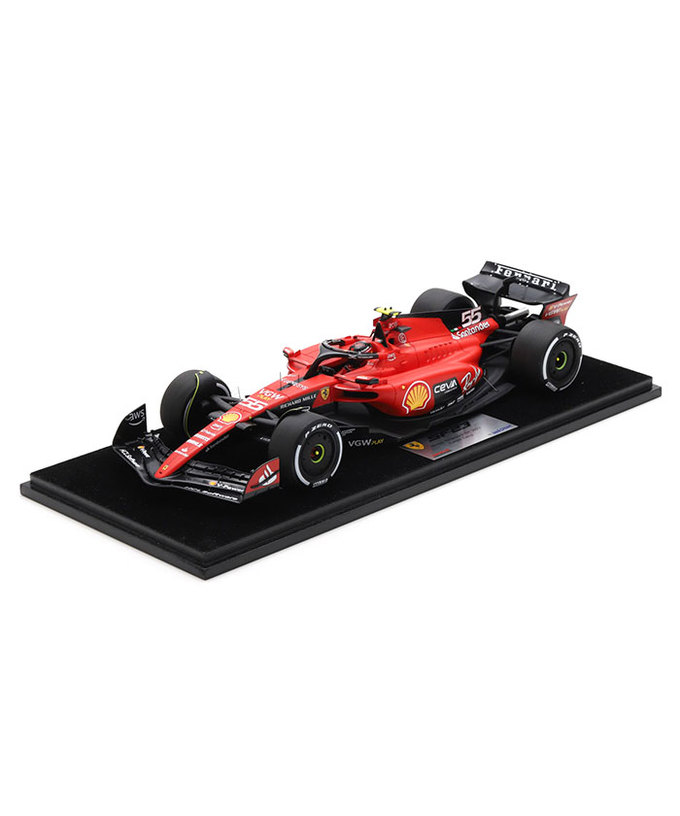 ルックスマート 1/18スケール フェラーリ SF23 カルロス・サインツ 2023年 シンガポールGP 優勝 /23f1m拡大画像