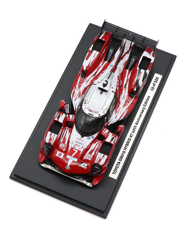 TGR別注 スパーク 1/43スケール TOYOTA GAZOO Racing GR010 ハイブリッド 7号車 コンウェイ/小林可夢偉/デフリース 40周年アニバーサリーエディション /TGR_WEC拡大画像