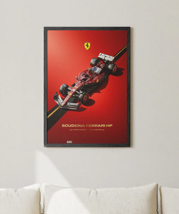 フェラーリ SF-25 – スクーデリア フェラーリ HP F1™ Team ポスター拡大画像