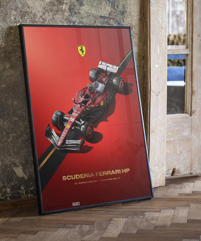 フェラーリ SF-25 – スクーデリア フェラーリ HP F1™ Team ポスター拡大画像