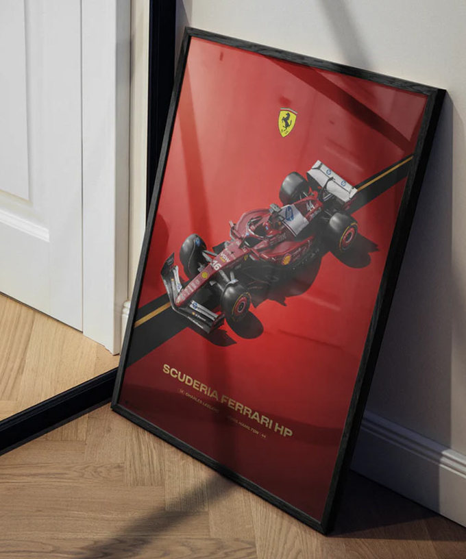 フェラーリ SF-25 – スクーデリア フェラーリ HP F1™ Team ポスター拡大画像