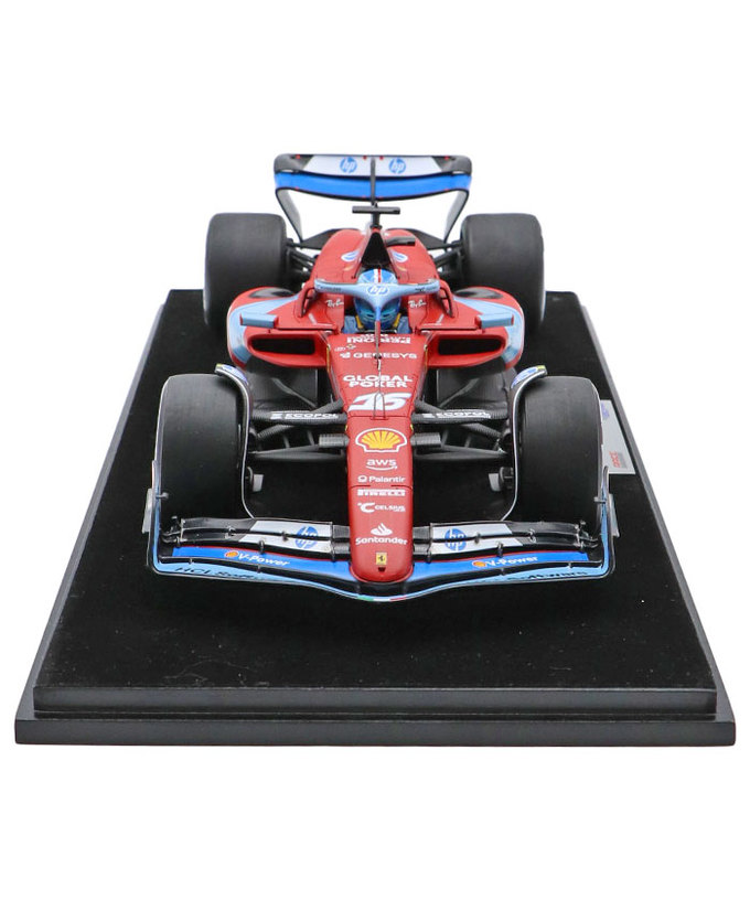 ルックスマート 1/18スケール フェラーリ SF-24 シャルル・ルクレール 2024年 マイアミGP 3位 /24f1m拡大画像