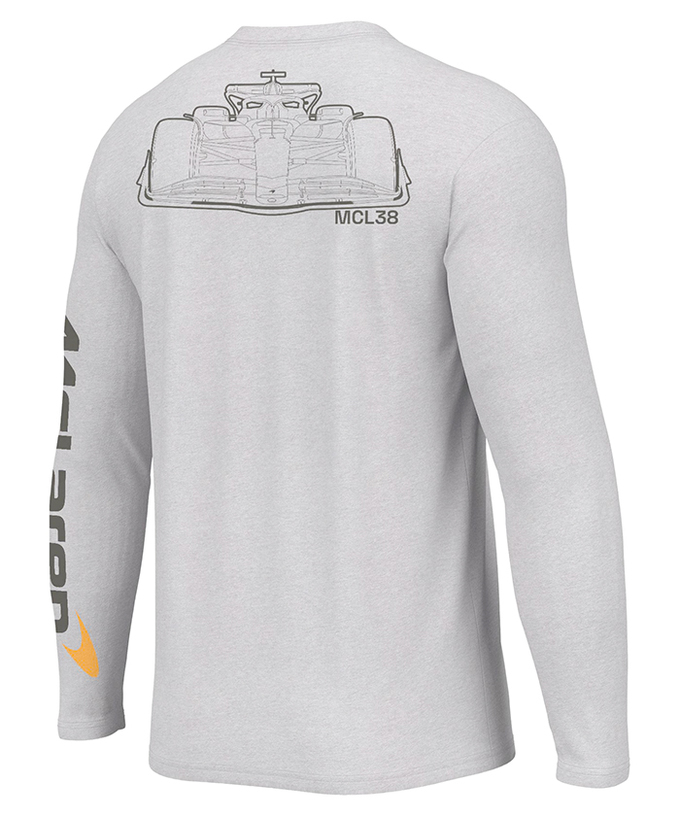 マクラーレン F1 チーム マシン ロングスリーブ Tシャツ拡大画像