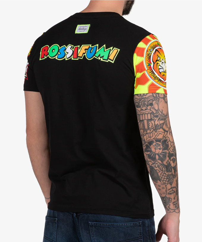 バレンティーノ・ロッシ ヘリテージ SUN & MOON Rossifumi Tシャツ拡大画像
