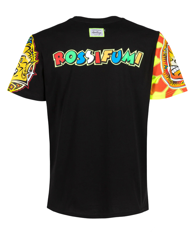 バレンティーノ・ロッシ ヘリテージ SUN & MOON Rossifumi Tシャツ拡大画像