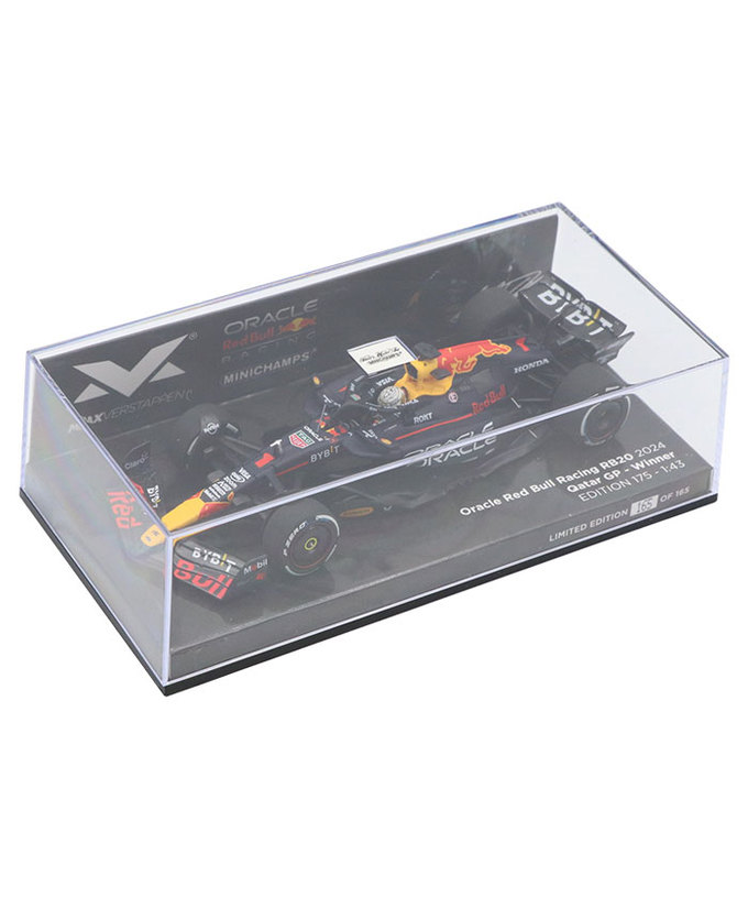 フェルスタッペン別注 ミニチャンプス 1/43スケール オラクル レッドブル レーシング ホンダ RB20 マックス・フェルスタッペン 2024年 カタールGP 優勝 /ARB/24f1m拡大画像