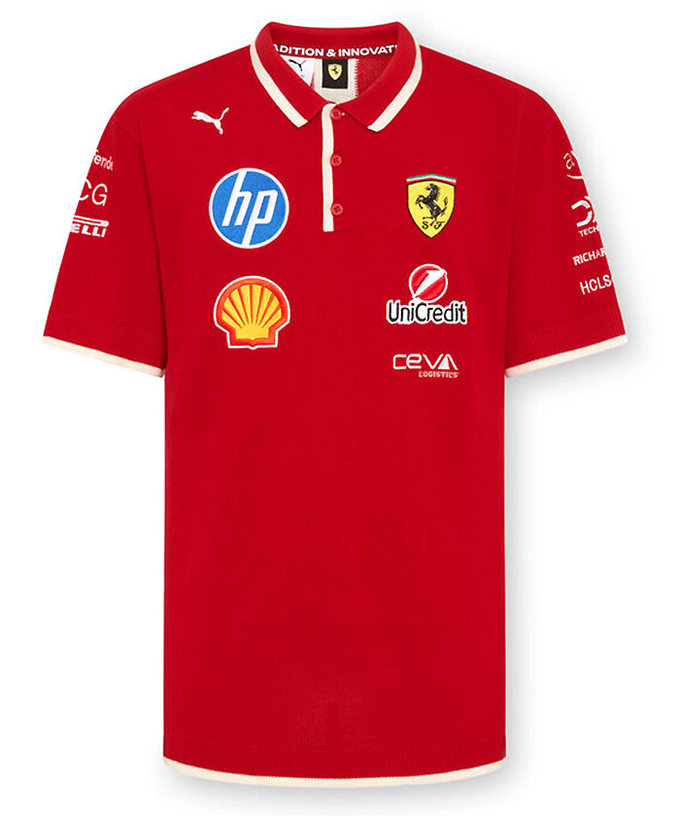 PUMA スクーデリア フェラーリ SF チーム 中国GP ポロシャツ 2025 /TM-W /ps20拡大画像