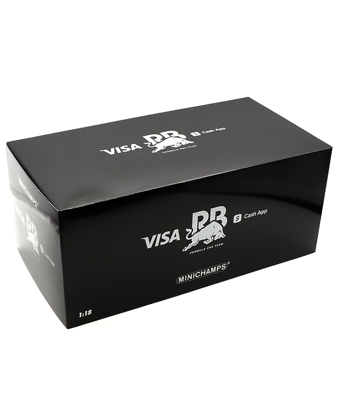 ミニチャンプス 1/18スケール VISA CASH APP RB F1 ホンダ VCARB 01 角田裕毅 2024年 /24f1m拡大画像