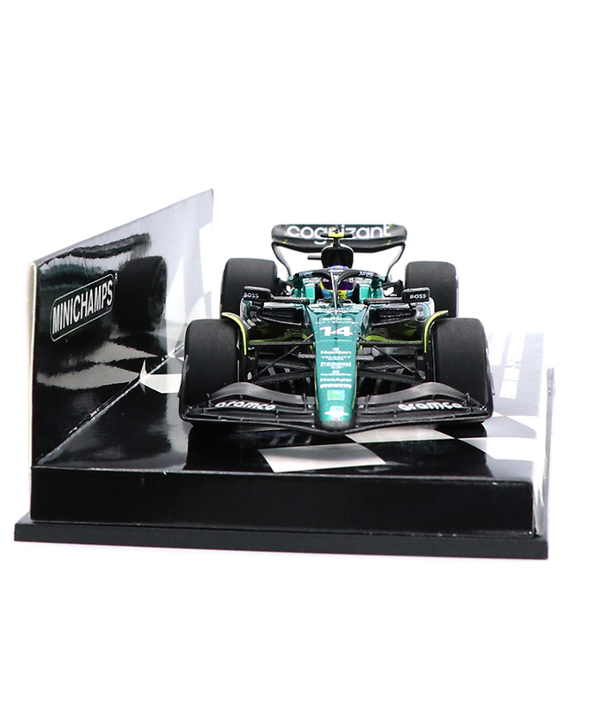 ミニチャンプス 1/43スケール アストンマーチン アラムコ F1 チーム AMR23 フェルナンド・アロンソ 2023年 カナダGP 2位入賞/23f1m拡大画像