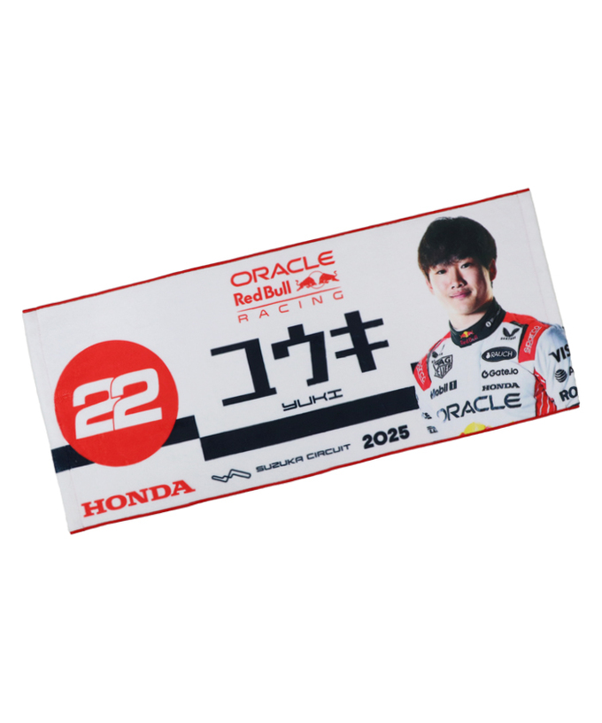 【8月上旬入荷予約受付中】角田裕毅 x オラクル レッドブル レーシング 日本限定 スポーツタオル(2025年日本GP仕様)  /FN-W/ARB/JPL拡大画像