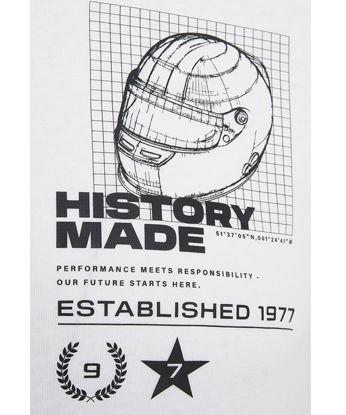 ウィリアムズ レーシング チーム HISTORY MADE Tシャツ ホワイト拡大画像