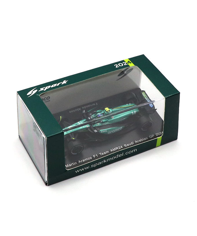 スパーク 1/64スケール アストンマーチン アラムコ F1チーム AMR24 フェルナンド・アロンソ 2024年 サウジアラビアGP  /spk拡大画像