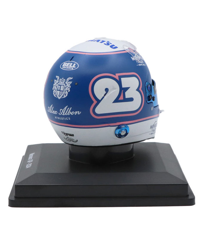 スパーク 1/5スケール アレクサンダー・アルボン ウィリアムズ 2024年 モナコGP ヘルメット拡大画像