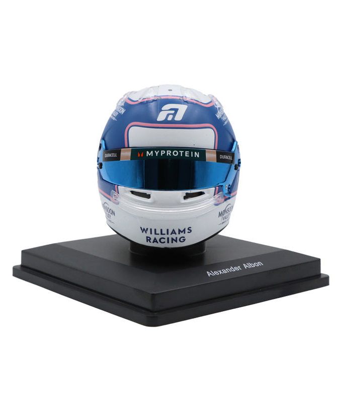 スパーク 1/5スケール アレクサンダー・アルボン ウィリアムズ 2024年 モナコGP ヘルメット拡大画像