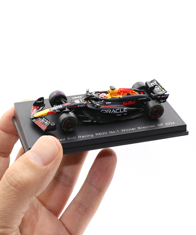 スパーク 1/64スケール オラクル レッドブルレーシング ホンダ RB20 マックス・フェルスタッペン 2024年 ブラジルGP 優勝  /spk拡大画像