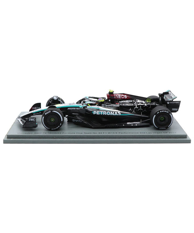 スパーク 1/43スケール メルセデスAMG ペトロナス F1 W15 E パフォーマンス ルイス・ハミルトン 2024年 ラスベガスGP 2位 /24f1m拡大画像