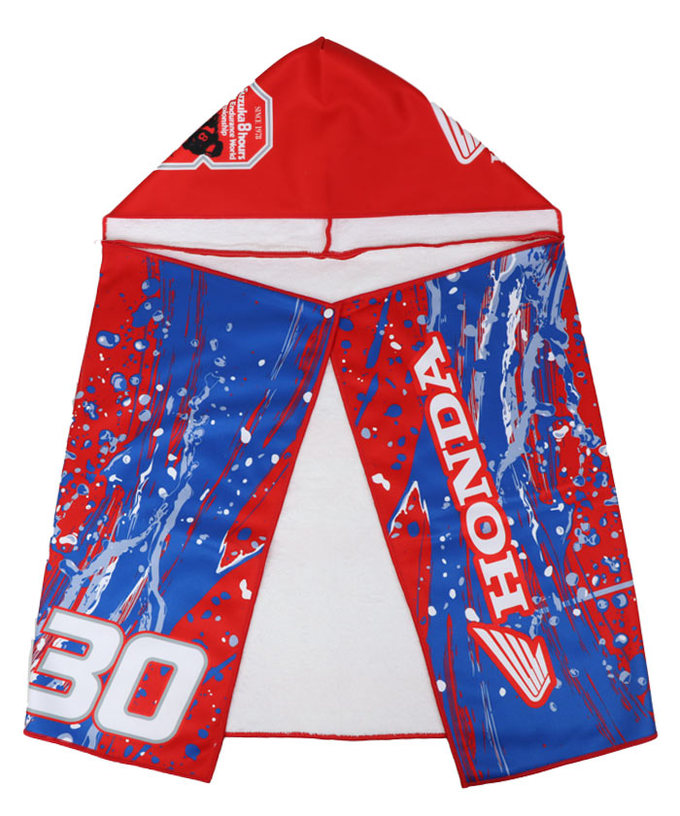 HONDA TEAM HRC 鈴鹿8時間耐久ロードレース 限定 フード付きタオル 2025 /suzuka8h拡大画像