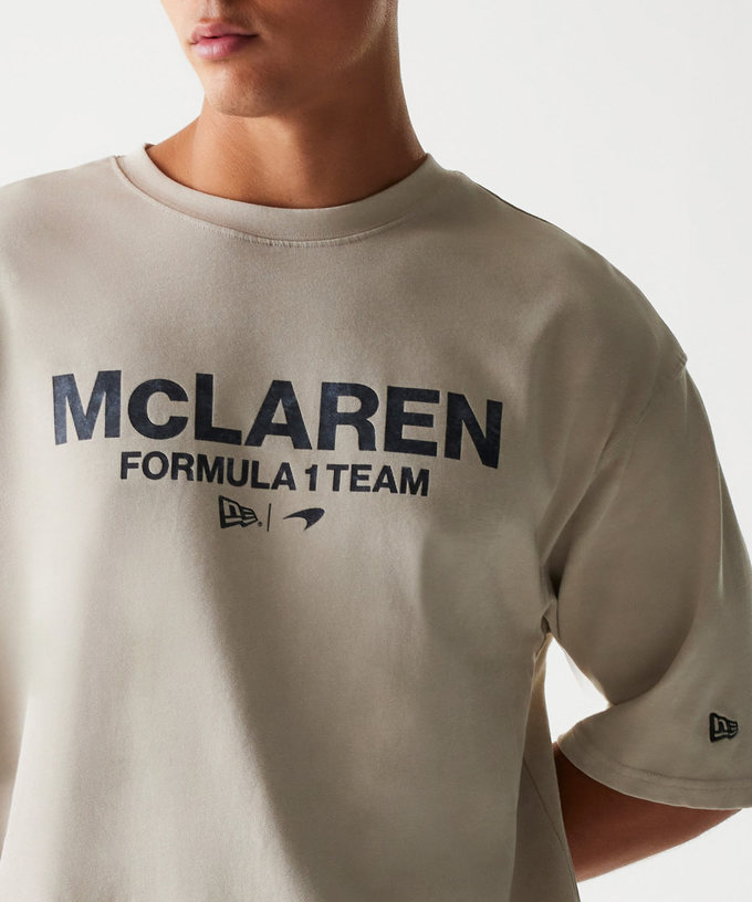 マクラーレン F1 チーム NewEra WRDMARK OS Tシャツ ベージュ拡大画像