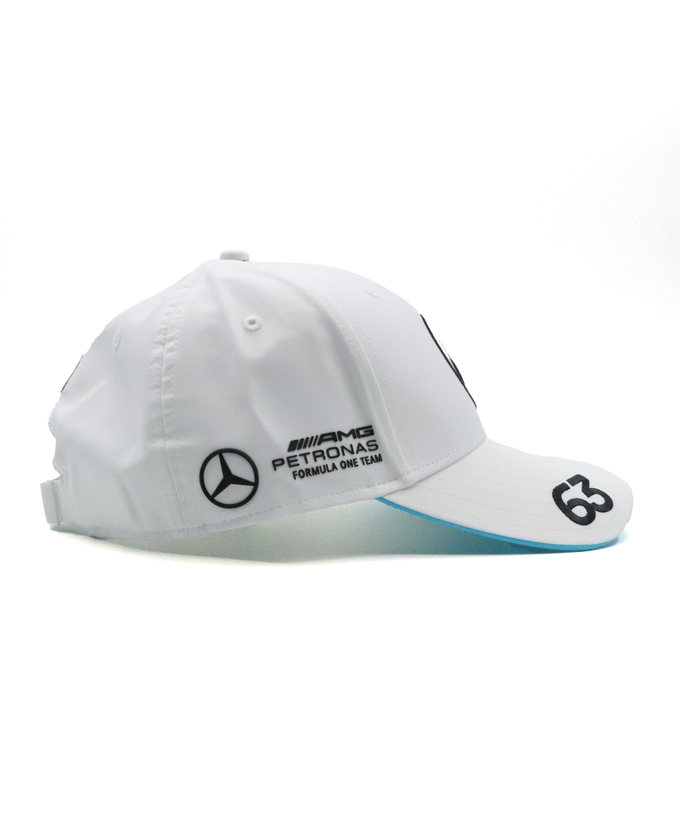 メルセデス AMG ペトロナス F1 チーム ジョージ・ラッセル キャップ ホワイト拡大画像