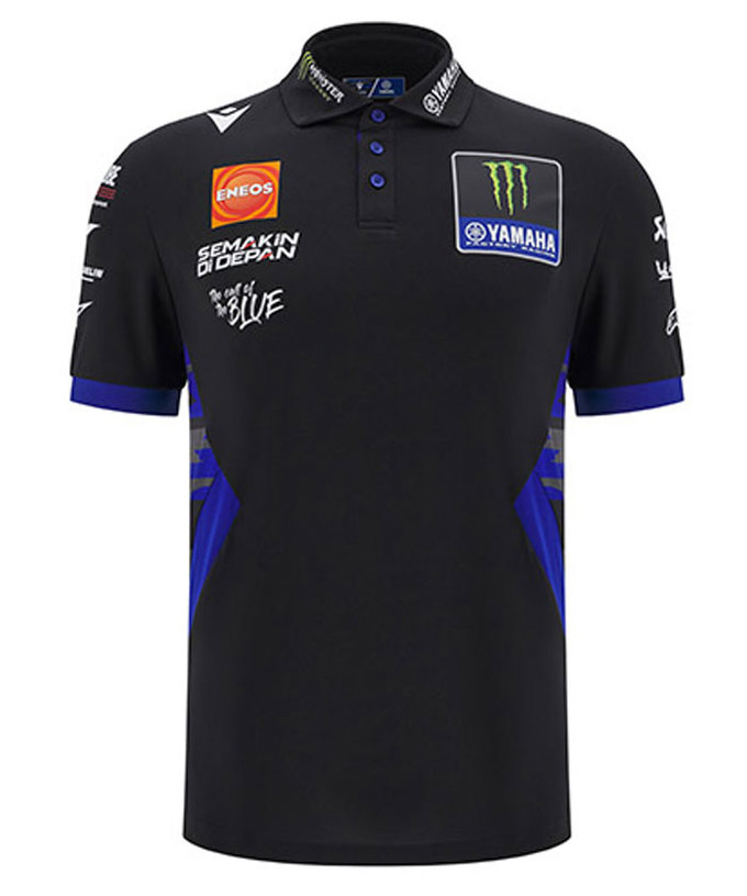 モンスターエナジー ヤマハ MotoGP チーム レプリカ ポロシャツ拡大画像