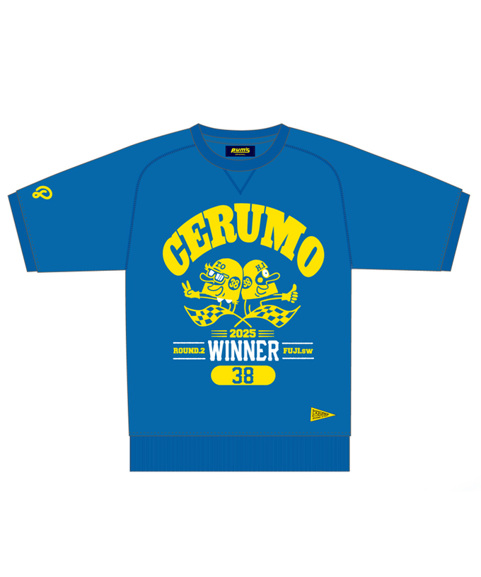 【8月下旬入荷予約受付中】TGR チーム キーパー セルモ チーム 優勝記念 スウェット Tシャツ拡大画像
