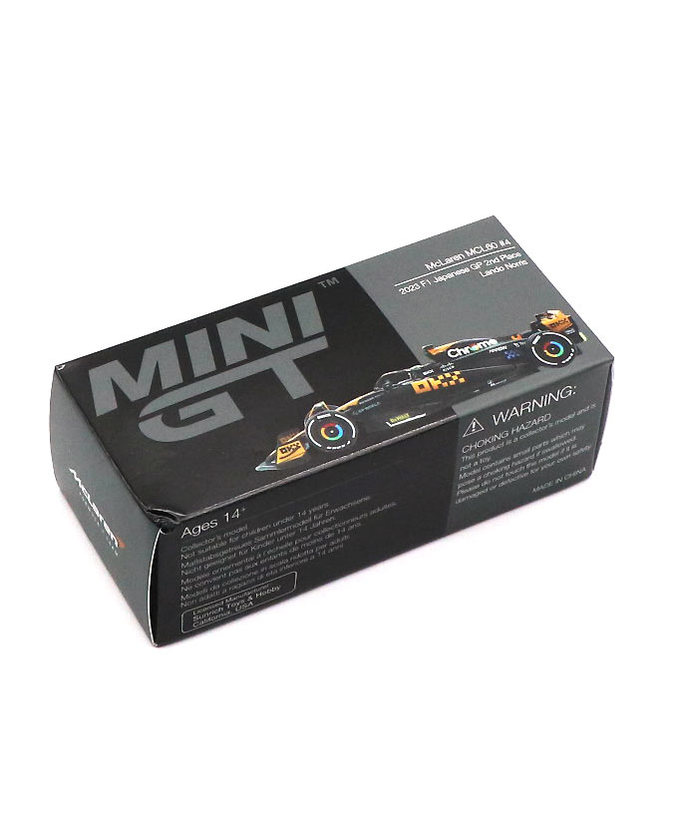 MINIGT 1/64スケール マクラーレン F1 チーム MCL60 ランド・ノリス 2023年 日本GP 2位入賞  /spk拡大画像