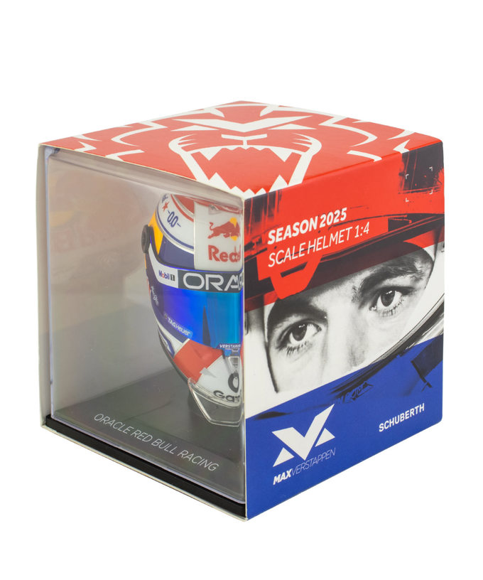 フェルスタッペン別注 シューベルト 1/4スケール マックス・フェルスタッペン 2025年 レッドブル レーシング チーム ヘルメット /ARB拡大画像