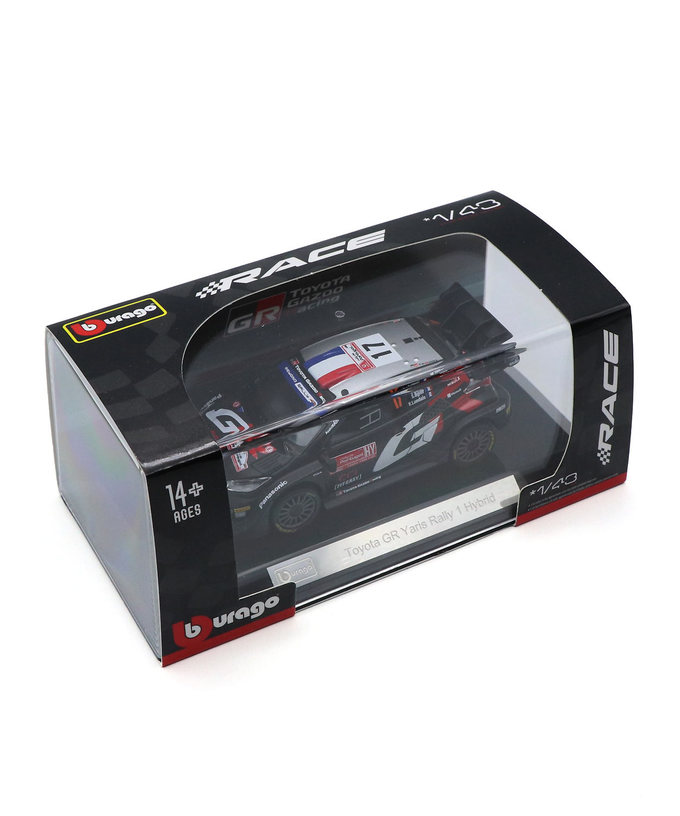 ブラゴ 1/43スケール トヨタ GR ヤリス ラリー1 ハイブリッド TOYOTA GAZOO Racing WRT 17号車 2024年 WRC ポルトガル ラリー /TGR_WRC拡大画像