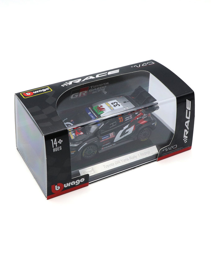 ブラゴ 1/43スケール トヨタ GR ヤリス ラリー1 ハイブリッド TOYOTA GAZOO Racing WRT 33号車 2024年 WRC スウェーデン ラリー /TGR_WRC拡大画像
