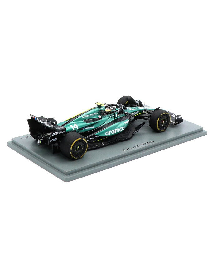 スパーク 1/43スケール アストンマーチン アラムコ F1 チーム AMR24 フェルナンド・アロンソ 2024年 メキシコGP F1 400戦レース 記念 /24f1m拡大画像