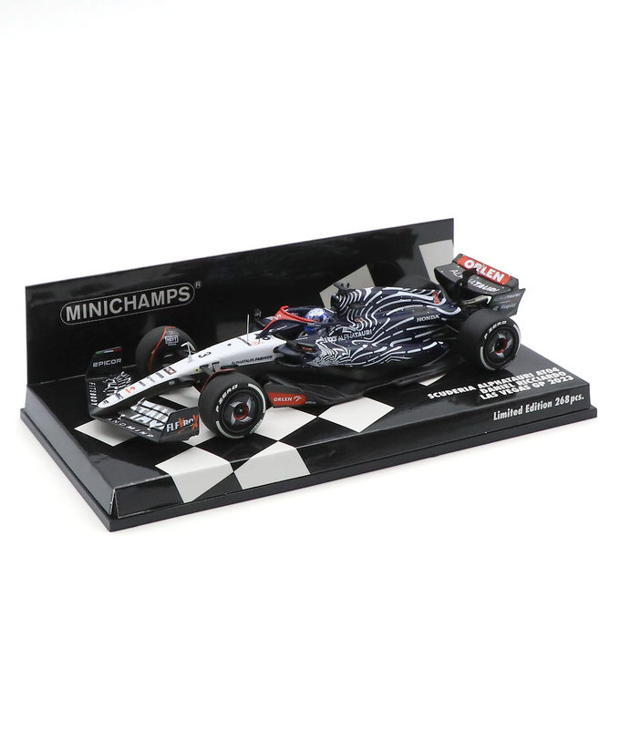 ミニチャンプス 1/43スケール スクーデリア アルファタウリ AT04 ダニエル・リカルド 2023年 ラスベガスGP拡大画像
