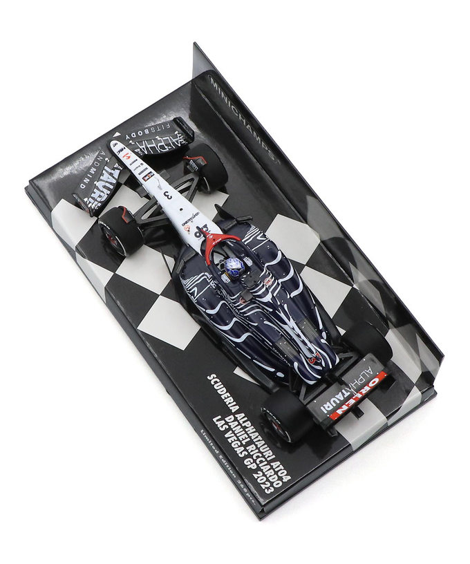 ミニチャンプス 1/43スケール スクーデリア アルファタウリ AT04 ダニエル・リカルド 2023年 ラスベガスGP拡大画像