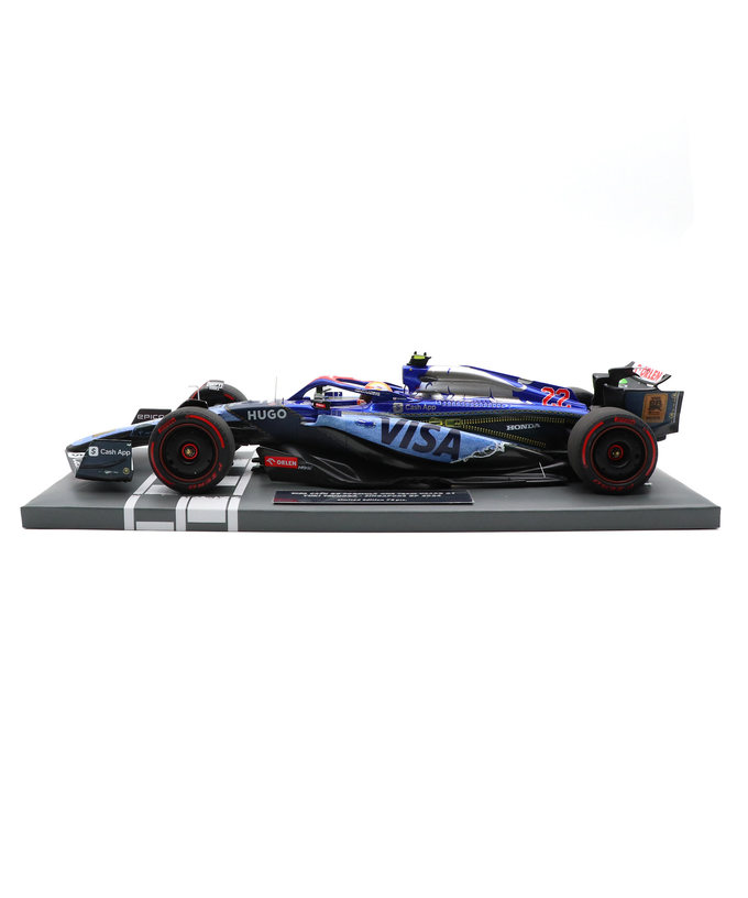 ミニチャンプス 1/18スケール Visa Cash App RB VCARB01 角田裕毅 2024年 シンガポールGP拡大画像