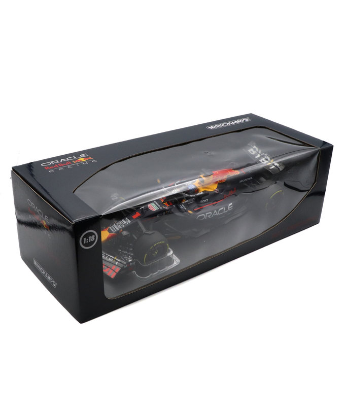 ミニチャンプス 1/18スケール オラクル レッドブルレーシング マックス・フェルスタッペン 2024年 ラスベガスGP ワールドチャンピオン拡大画像